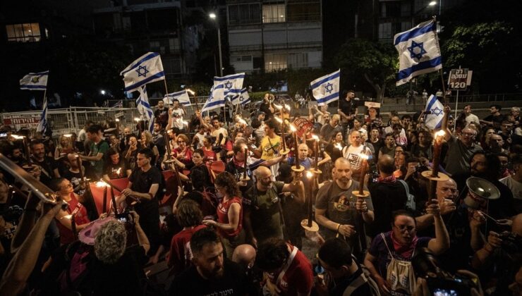 İsrailliler, Esir Takası ve Netanyahu’nun İstifası Talepli Protestolarını Sürdürüyor