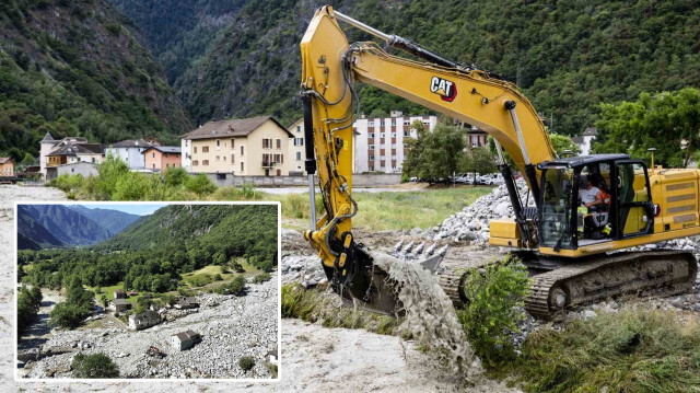 İsviçre’de Sel ve Toprak Kayması