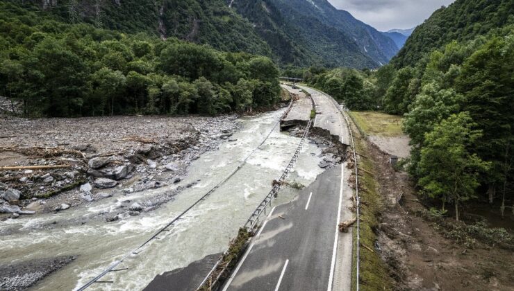 İsviçre’de Sel ve Toprak Kaymasında 1 Kişi Öldü