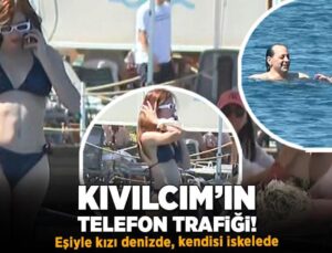 Kaan Tangöze ile Ailesi Bodrum’da! Baba-Kız Deniz Keyfi Yaptı