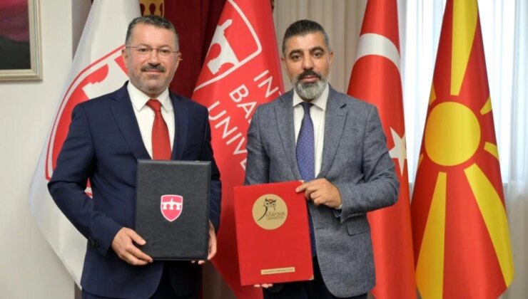 Karabük Üniversitesi ile Uluslararası Balkan Üniversitesi Arasında İş Birliği Protokolleri İmzalandı