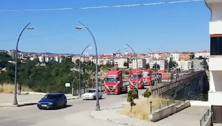 Karabük’te Düğün Konvoyundaki Tırlara Ceza Kesildi