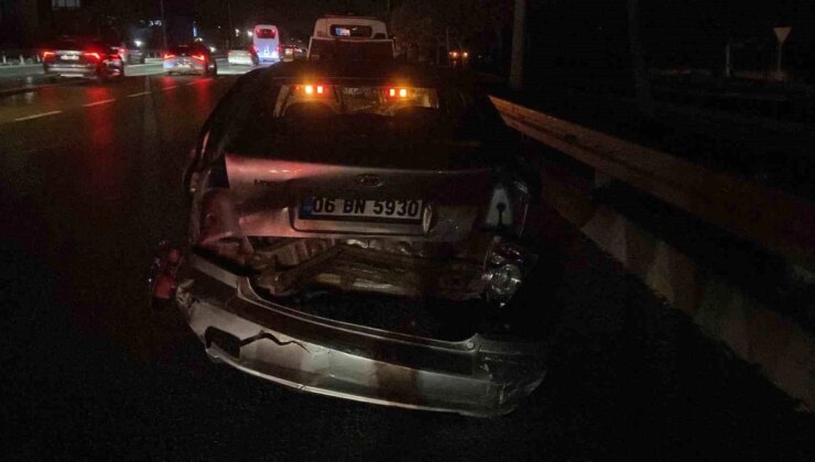 Kocaeli 100 Karayolu’nda Zincirleme Trafik Kazası: 2 Yaralı