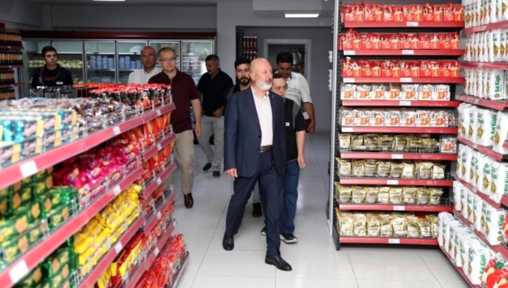 Kocasinan Belediye Başkanı Ahmet Çolakbayrakdar, Dost Market’i Ziyaret Etti