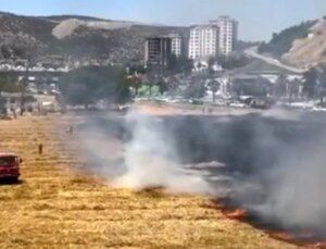 Kuşadası’nda Alışveriş Merkezi Yanındaki Toprakta Çıkan Yangın Hızlı Müdahale ile Söndürüldü