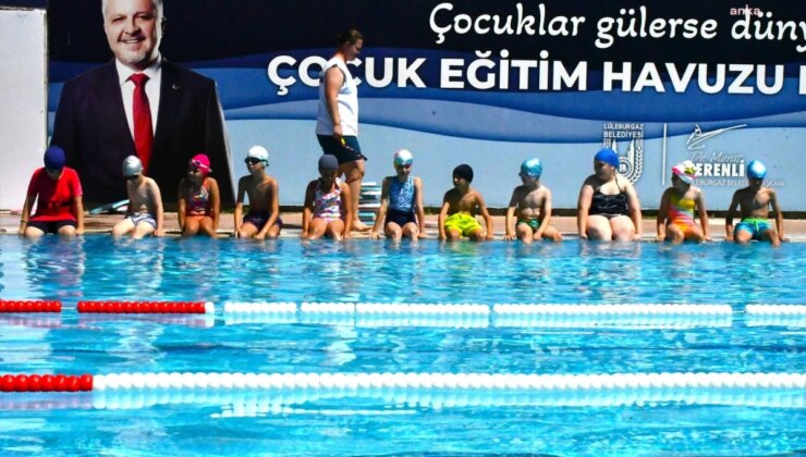 Lüleburgaz Belediyesi Çocuk Eğitim Havuzunda Yeni Dönem Başladı