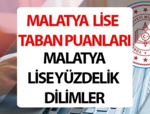 Malatya Lise Taban Puanları 2024 Yüzdelik Dilimleri: Malatya Anadolu, Fen, İmam Hatip Lisesi Taban Puanları ve Yüzdelik Dilim Bilgileri