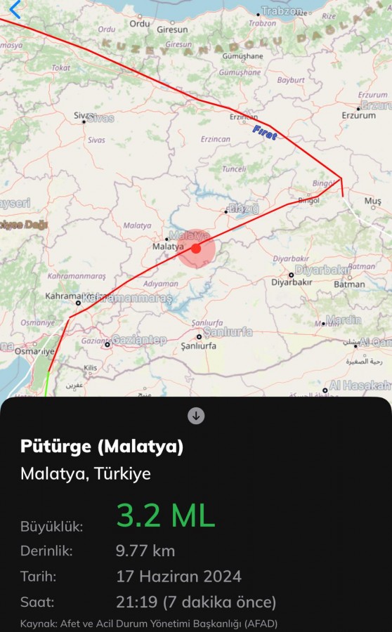 malatyada 32 buyuklugunde deprem 0