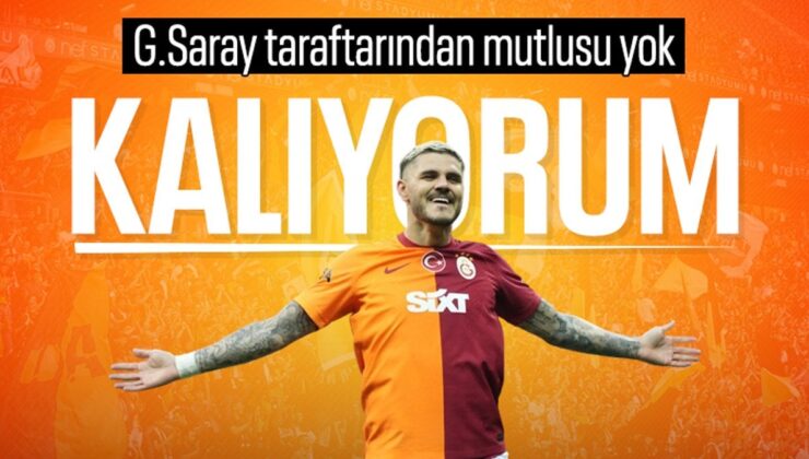 Mauro Icardi: Galatasaray’da Kalıyoruz