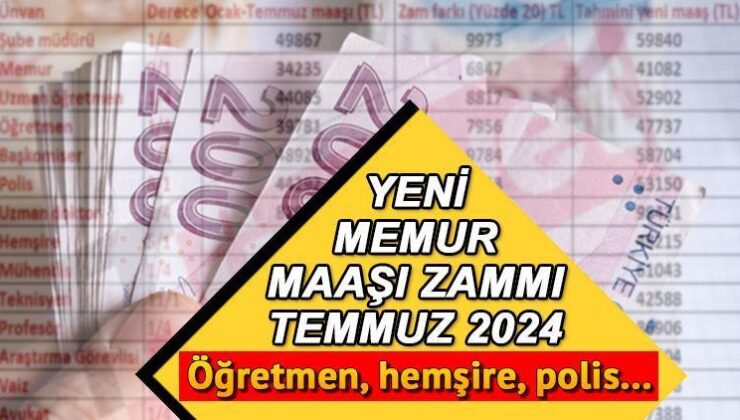 Memur Maaşı Zammı Temmuz 2024 (Oranlar Netleşiyor) || Yeni Memur Maaş Zammı Ne Zaman Açıklanacak? Temmuz’da Memur ve Memur Emeklisi Aylığı Ne Kadar Olacak, Yüzde Kaç Artacak?