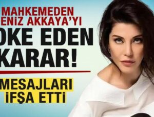 Mesajları İfşa Etmişti! Mahkemeden Deniz Akkaya’yı Şoke Eden Karar