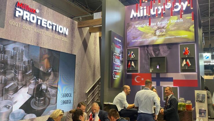 Miilux Oy, Yeni Zırh Çeliklerini Eurosatory Fuarı’nda Tanıttı