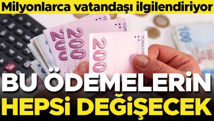 Milyonlarca Vatandaşı İlgilendiriyor… Bedelli Askerlik, Engelli Aylığı, 65 Yaş Aylığı, Kıdem Tazminatı Tavanı, Evde Bakım Yardımı Değişecek