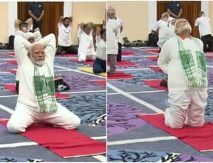 Modi’den Keşmir’de Yoga