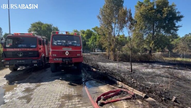 Mudanya’da Anız Yangını Kontrol Altına Alındı