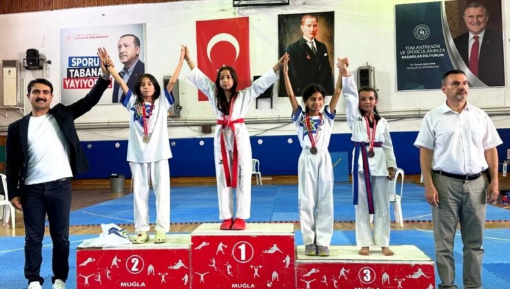 Muğla’da Düzenlenen Taekwondo Minikler İl Şampiyonası Sona Erdi