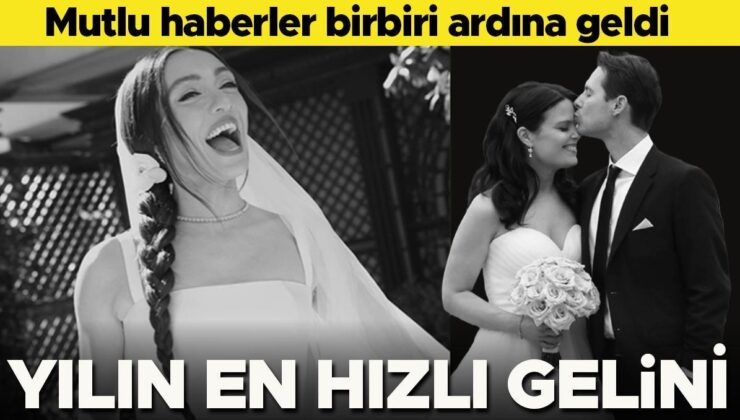 Mutlu Haberler Gerisi Arkasına Geldi… Yılın En Hızlı Gelini!