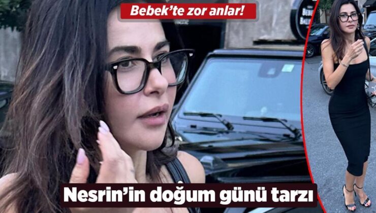 Nesrin Cavadzade’nin Doğum Günü Tarzı! İmdadına Vale Yetişti