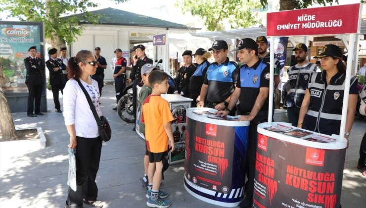 Niğde’de ‘Mutluluğa Kurşun Sıkma’ Kampanyasının Tanıtımı Yapıldı