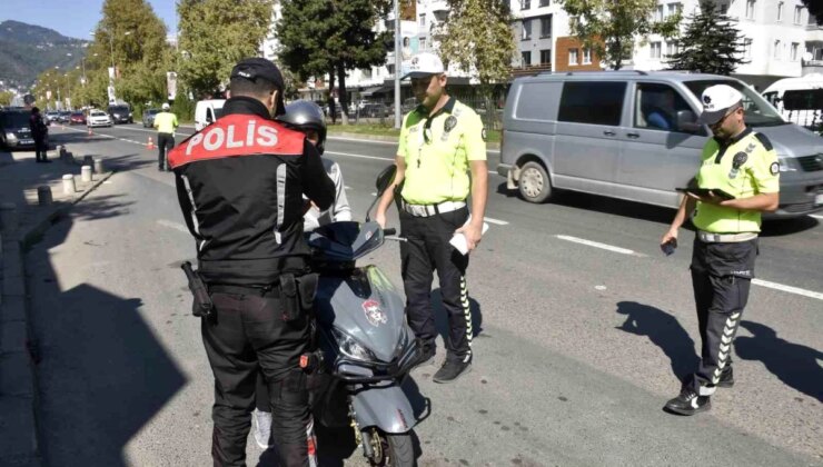 Ordu’da Yapılan Trafik Denetimlerinde 30 Bin 594 Araç Kontrol Edildi