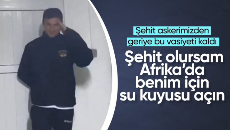 Pençe Kilit Şehidinin Vasiyeti Ortaya Çıktı