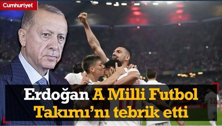 Recep Tayyip Erdoğan, Türkiye-Çekya Maçının Gerisinde A Milli Futbol Kadrosu’nu Tebrik Etti