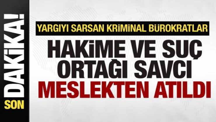 Rüşvet Alıp Uyuşturucu Partileri Düzenleyen Hakime ve Suç Ortağı Savcı Meslekten Atıldı