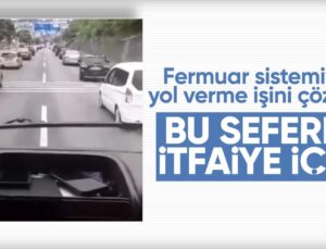 Sağlık Bakanı Koca, Fermuar Yöntemi Uygulayan Şoförleri Paylaştı