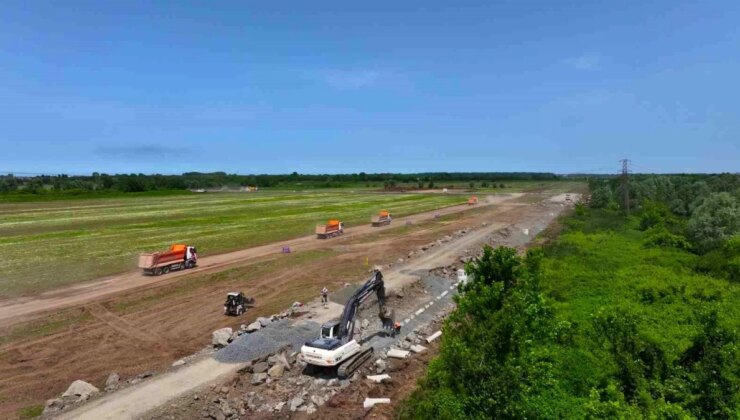 Samsun Büyükşehir Belediyesi Yeni Osb’ye Altyapı Çalışmalarını Sürdürüyor