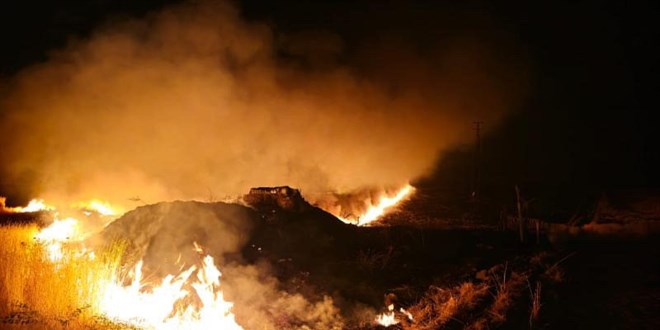 Şırnak’ta 7 Köye Sıçrayan Anız Yangını Kontrol Altına Alındı