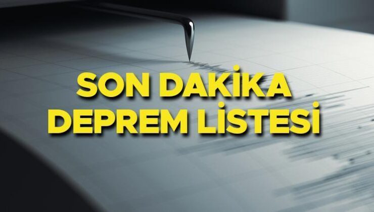 Son Dakika Deprem Mi Oldu 30 Haziran 2024 | Afad/Kandilli Son Depremler Listesi… Biraz Önce Nerede, Kaç Şiddetinde Deprem Oldu, Yakınımdaki Depremler Hangileri?