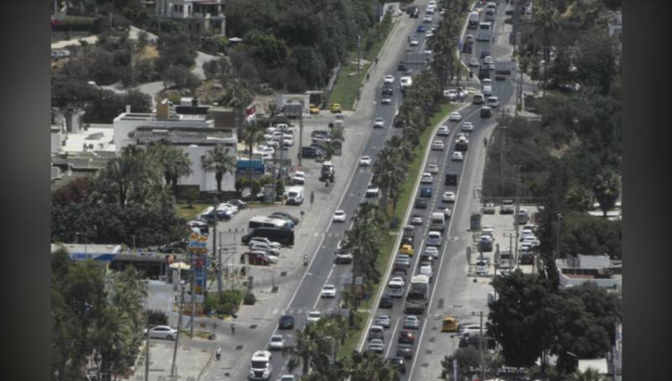 Tatilciler Dönüşe Geçti, Bodrum’dan 12 Saatte 20 Bin Araç Çıkış Yaptı