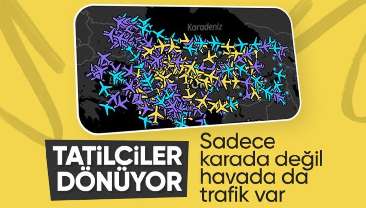 Tatilciler Dönüyor: Havalimanlarında Yoğunluk Devam Ediyor