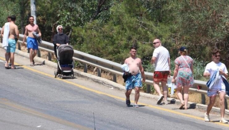 Tatilciler Ölüdeniz’e Ulaşmak İçin Kilometrelerce Yürüdü