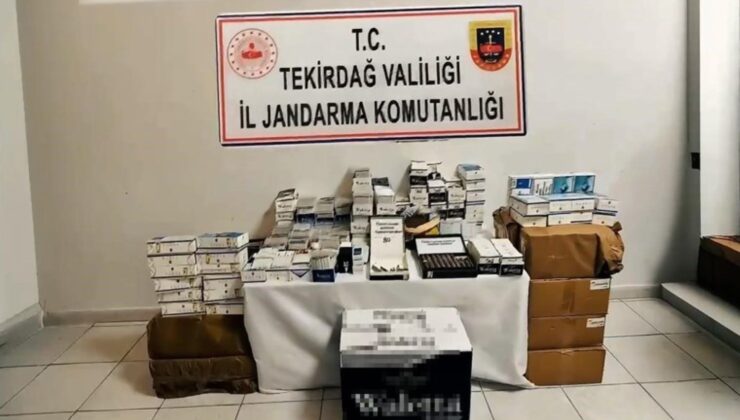 Tekirdağ’da Kaçak Tütün Operasyonu: Binlerce Paket Ele Geçirildi