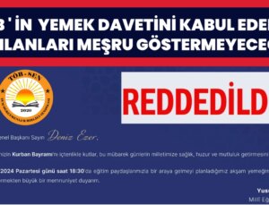 Tüm Öğretmenler Birliği Sendikası Genel Başkanı, Milli Eğitim Bakanı’nın Yemek Davetine Tepki Gösterdi