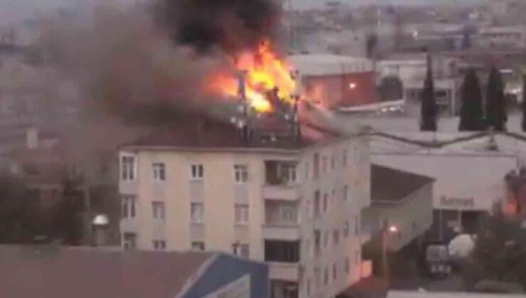 Tuzla’da Çatı Yangını Söndürüldü