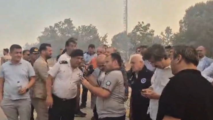 Vali Demirtaş ve Başkan Bozbey Yangın Bölgesinde!