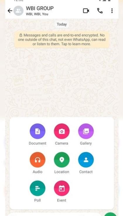 whatsapptan grup sohbetlerine yeni ozellik 0