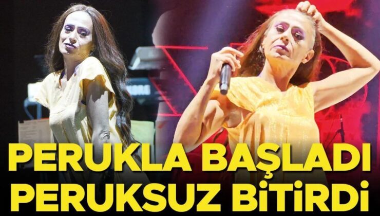 Yıldız Tilbe Konserini Peruksuz Bitirdi