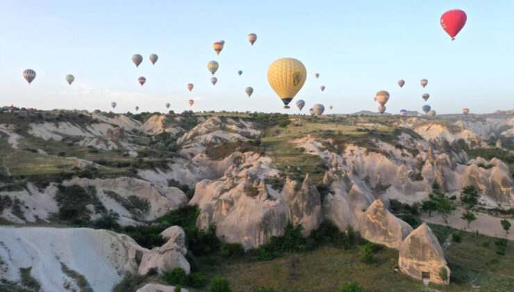 Yılın İlk 5 Ayında Kapadokya’ya Gelen 8 Turistten Biri Balona Bindi