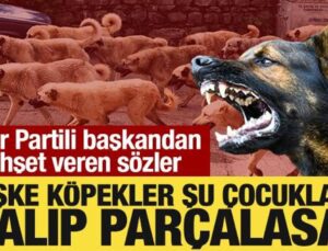 Zafer Partili Liderden Korkunç Sözler: Keşke Köpekler Şu Çocuklara Dalıp Parçalasa!