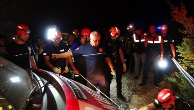 100 Metreden Aşağıya Uçtular: Karı-Koca Hayatını Kaybetti