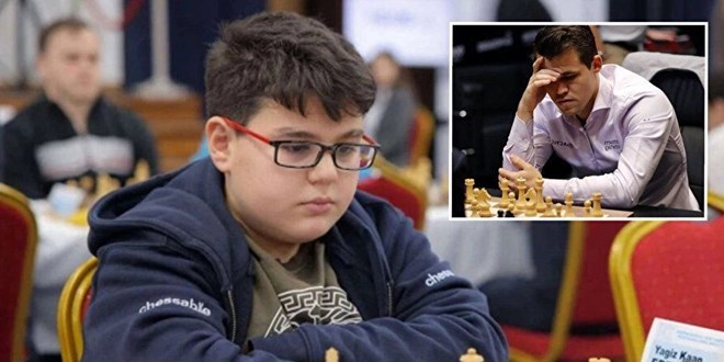 13 Yaşındaki Yağız Kaan, Magnus Carlsen’i 41.2 Saniyede Mat Etti