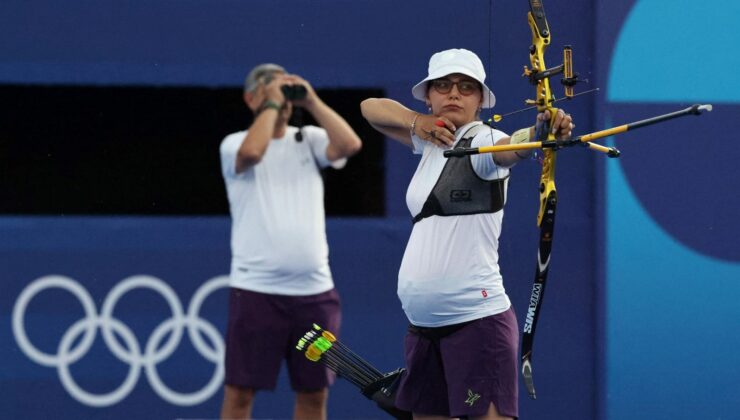 7 Aylık Hamile Azerbaycanlı Okçu, Olimpiyattaki Gayretiyle Takdir Topladı