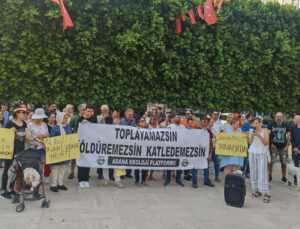 Adana’da Sokak Hayvanları İçin Nöbet Eylemi Başlatıldı