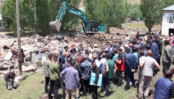 Afad Başkanı Erzurum’da Sel İncelemelerinde Bulundu