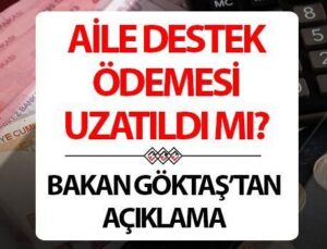 Aile Destek Ödemesi Uzatıldı Mı 2024 Son Dakika | Aile Destek Ödemesi Ne Zaman Yatacak, Bitti Mi, Bu Ay Verilecek Mi? Bakan Göktaş’tan Açıklama! Temmuz Aile Destek Programı Sorgulama Ekranı!