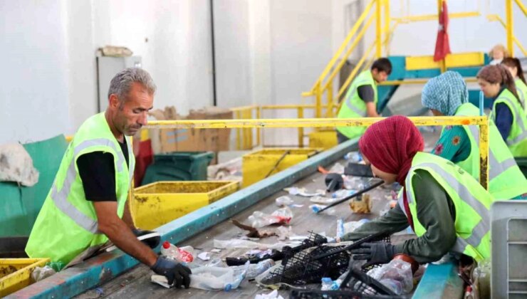 Aksaray Belediyesi Atık Toplama ve Ayırma Tesisi Rekor Kırdı