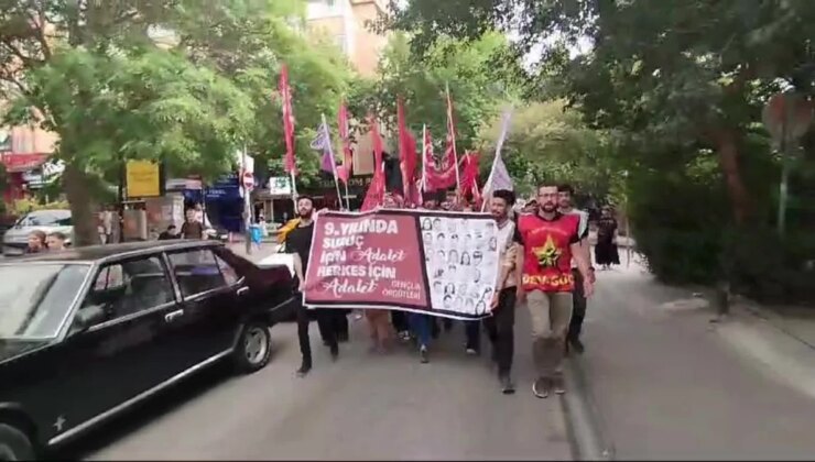 Ankara’da Suruç Katliamı’nın 9. Yıldönümüne Yürüyüşe Polis Müdahalesi